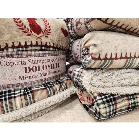 coperte plaid stampate.